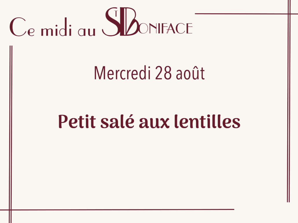 Petit salé aux lentilles