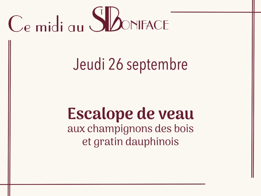 Escalope de veau