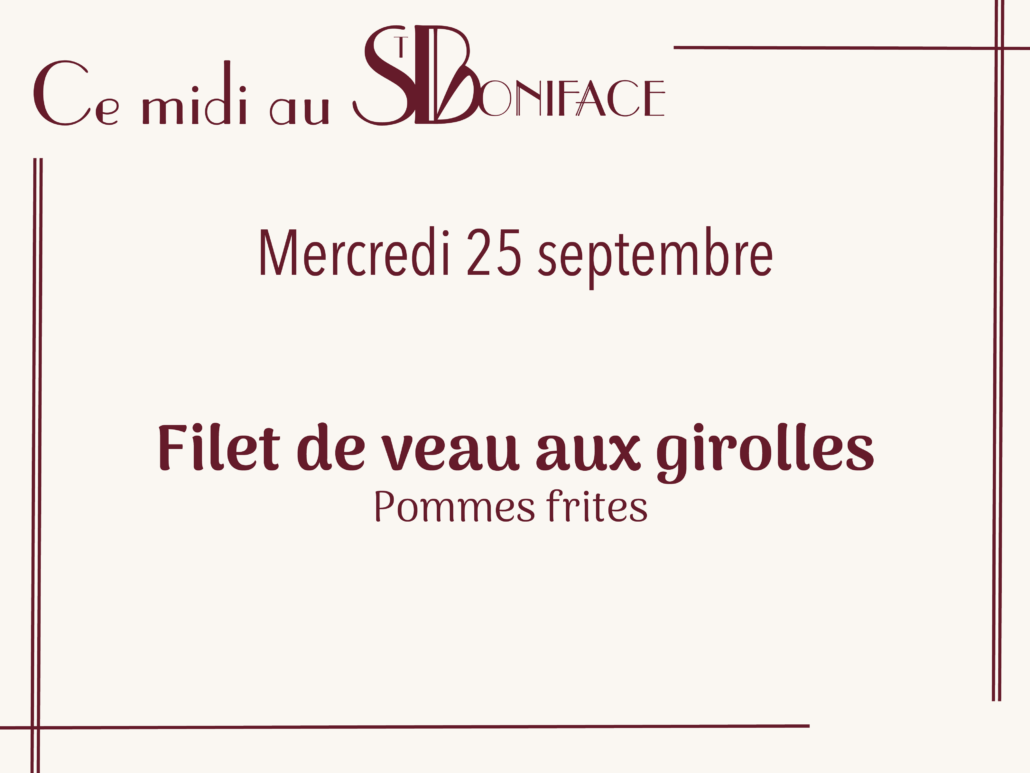 Filet de veau aux girolles