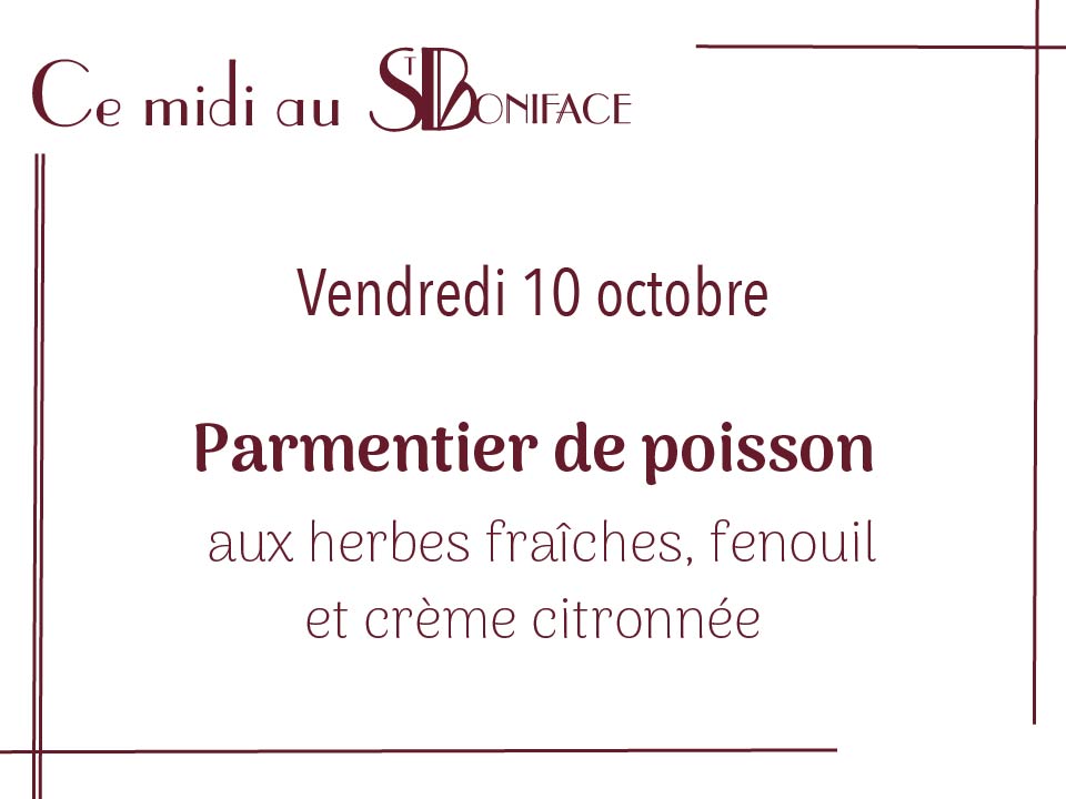 Parmentier de poisson aux herbes fraîches, fenouil et crème citronnée